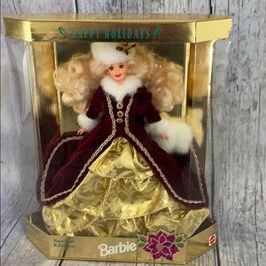 💋1996 happy holidays Barbie